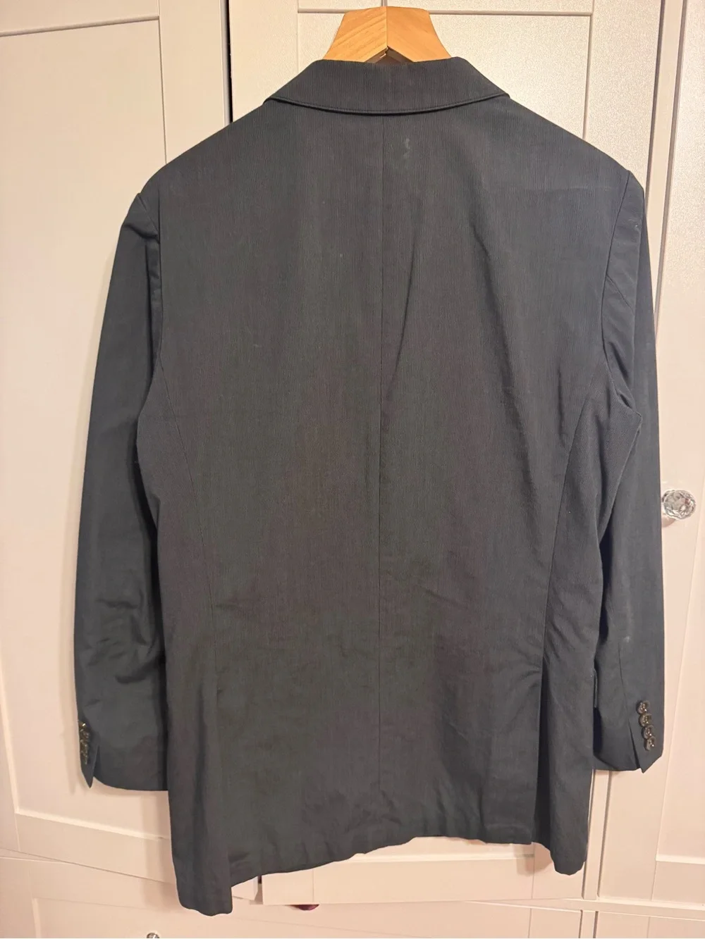 J. Crew Factory Men’s Cotton Blazer Grey size S Two Button Sport Coat